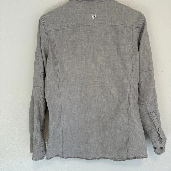 Kuhl Cotton Blend Shirt in Men's Small Grey - Picture 2 of 4